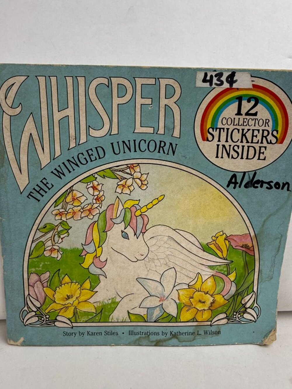 Vintage Whisper The Winged Unicorn Book Antioch Karen Stiles ISBN 0-89954-220-4